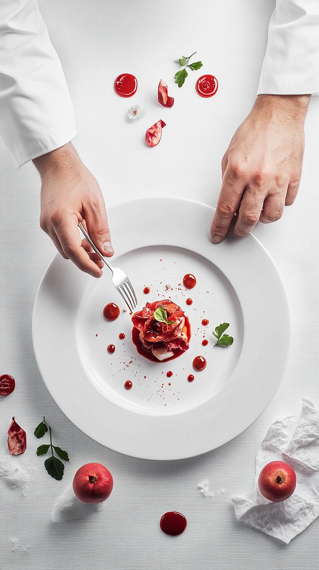 Instructor demonstrating a modern plating technique